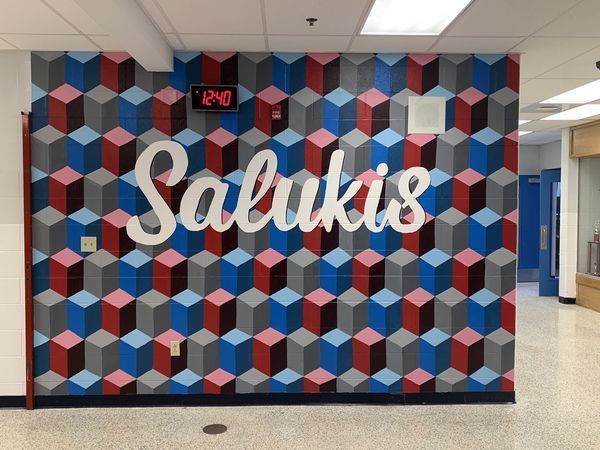 Red Hill Salukis Art Students - Mural