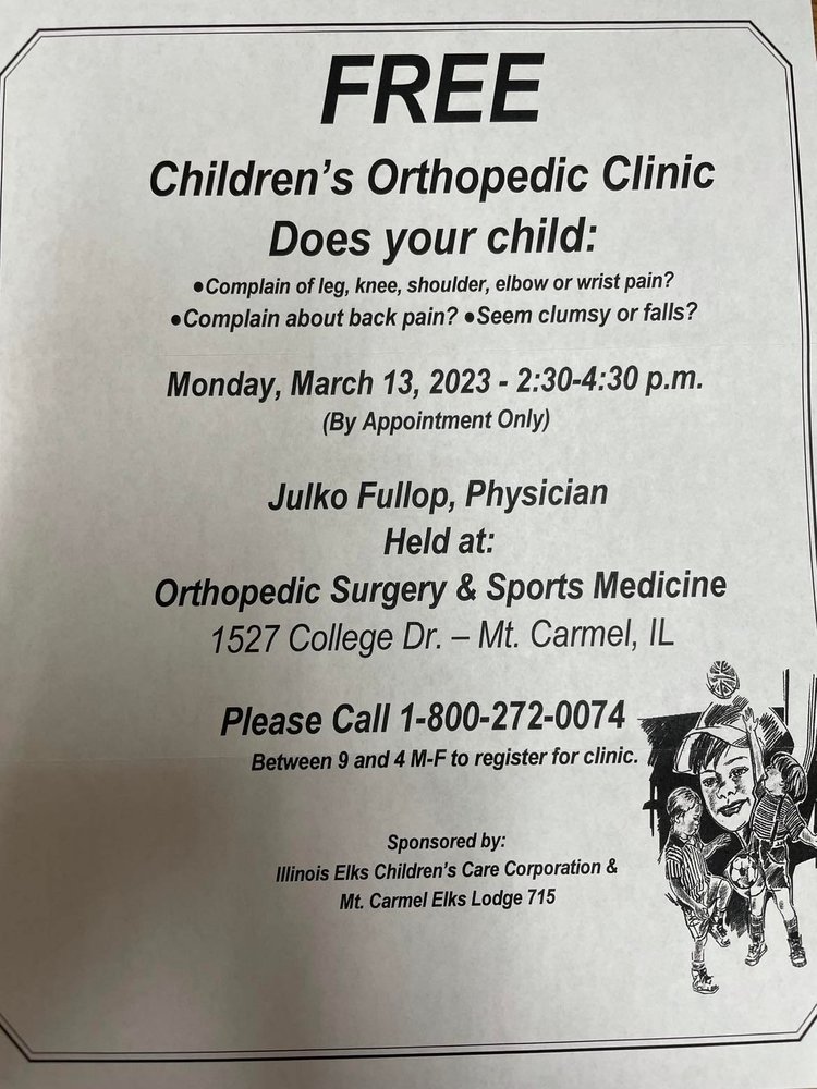 FREE Children's Orthopedic Clinic