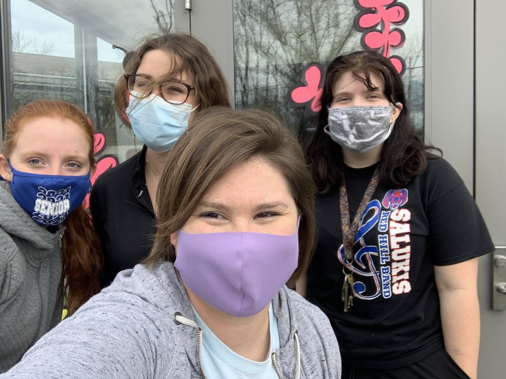 Red Hill High School Art Students