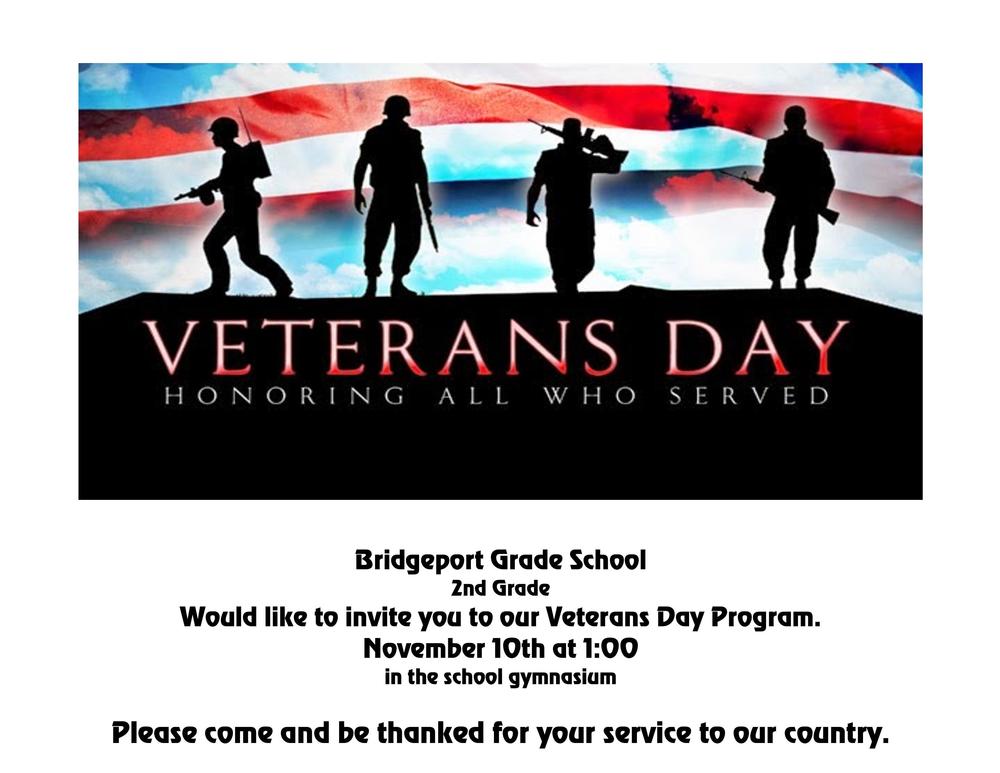 BGS Veteran's Day Program