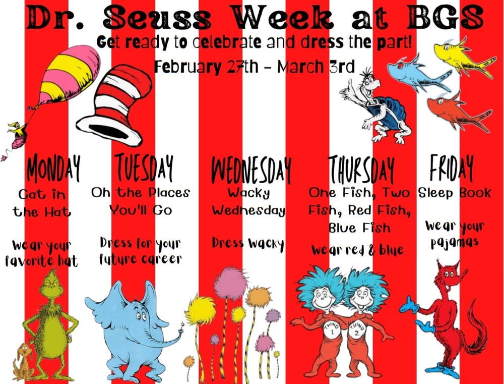 Dr. Seuss Week at BGS