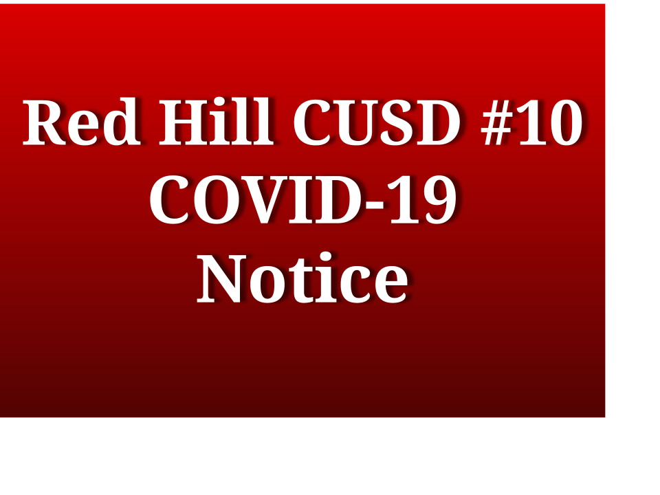 Red Hill COVID Notice