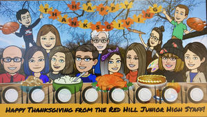 Red Hill Junior High Staff Wishes You a Happy Thanksgiving