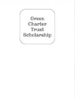 Green Charter Trust Scholarship Reminder