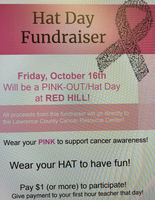 Red Hill to Have a Pink Out/Hat Day to Benefit the Lawrence County Cancer Resource Center