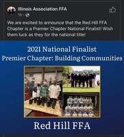 Red Hill FFA is a National FFA Premier Chapter Finalist