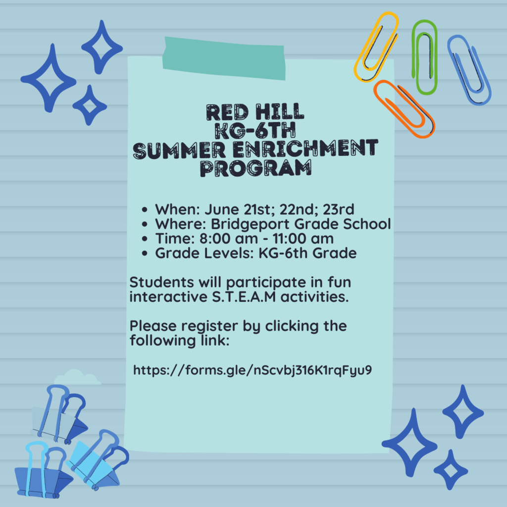 Red Hill KG-6th Grade Summer Enrichment Program